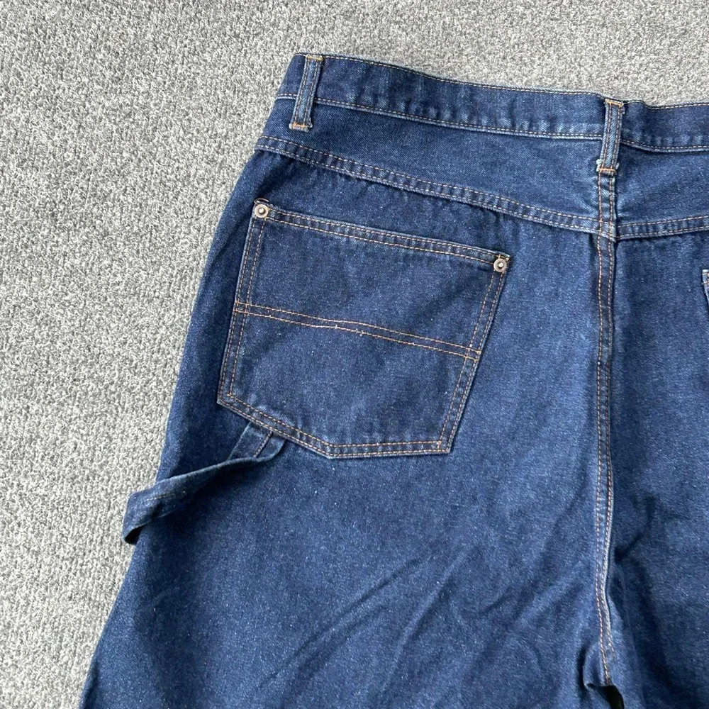 OLICO Shorts Mens 40 Blue Denim Jean‎ Relaxed Fit Jort 12 Inseam Carpenter Baggy